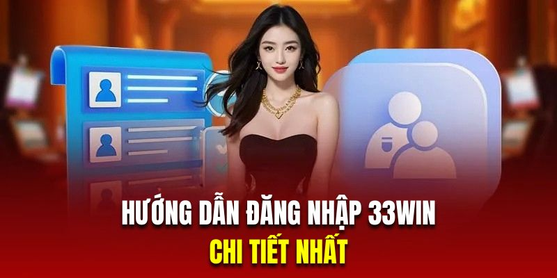 Hướng dẫn đăng nhập chi tiết 33win